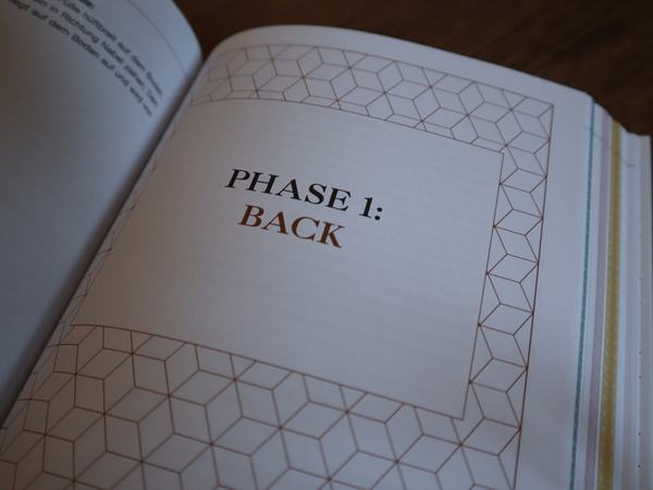Kapitelbeginn zu den Übungen in Phase 1: Back.