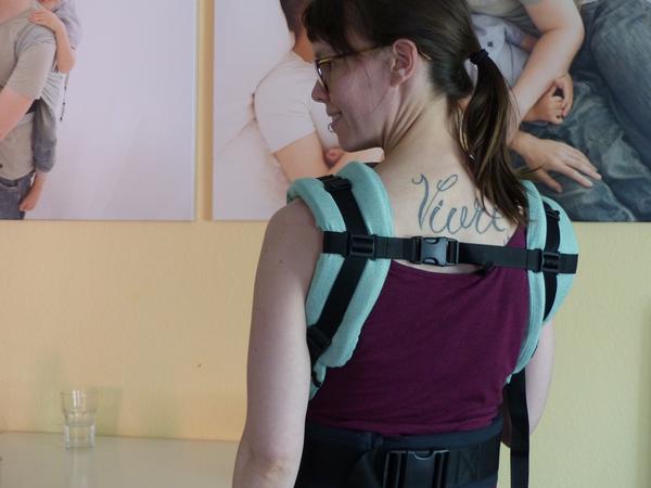 DidySnap: Trägerverlauf beim Tragen vor dem Bauch