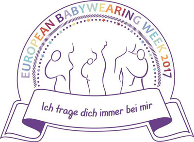 Das Logo der european babywearing week.